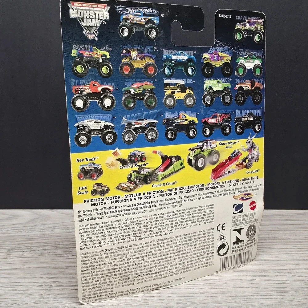 Vintage Hotwheels MONSTER JAM -  Teenage Mutant Ninja Turtles 